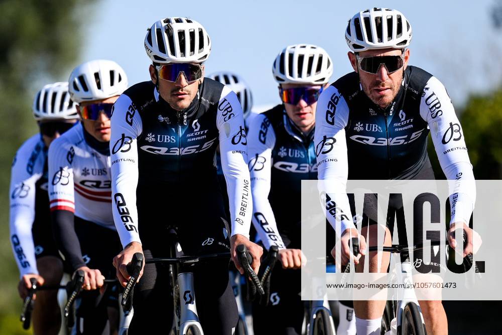 Cycling Winter Training Camps 2025 CALPE, SPAIN - JANUARY 13 : The team of Q36.5 Cycling during a training session as part of the preparation for the new 2025 season on January 13, 2025 in Calpe, Spain, 13 01 2025 Calpe Spain