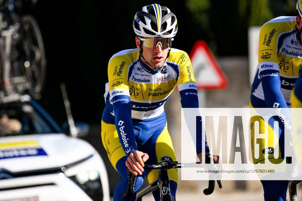 Cycling Winter Training Camps 2025 CALPE, SPAIN - JANUARY 13 : The team of Flanders-Baloise during a training session as part of the preparation for the new 2025 season on January 13, 2025 in Calpe, Spain, 13 01 2025 Calpe Spain