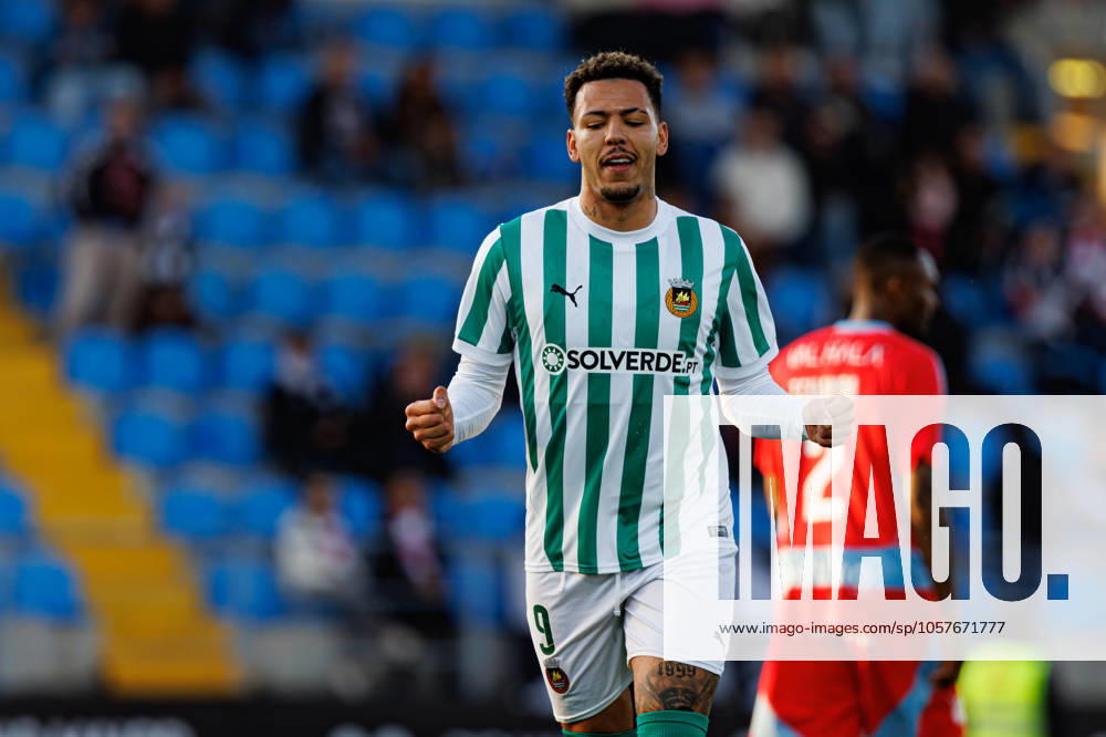 Clayton seen in action celebrating after scoring goal during Taca De Portugal game between teams of Casa Pia AC and Rio Ave FC at Estadio Municipal Rio Maior (Maciej Rogowski) Rio Maior Estadio Municipal Rio Maior Portugal