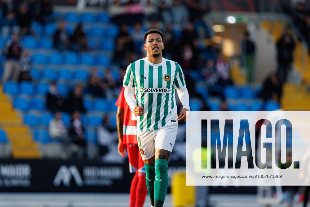 Clayton seen in action celebrating after scoring goal during Taca De Portugal game between teams of Casa Pia AC and Rio Ave FC at Estadio Municipal Rio Maior (Maciej Rogowski) Rio Maior Estadio Municipal Rio Maior Portugal
