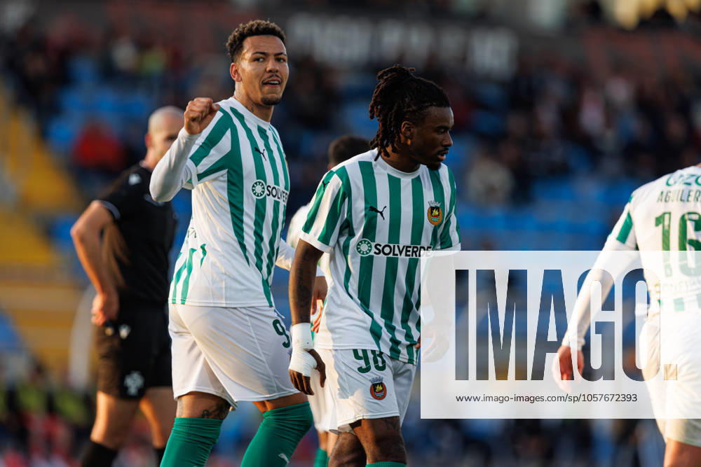 Clayton seen in action celebrating after scoring goal during Taca De Portugal game between teams of Casa Pia AC and Rio Ave FC at Estadio Municipal Rio Maior (Maciej Rogowski) Rio Maior Estadio Municipal Rio Maior Portugal