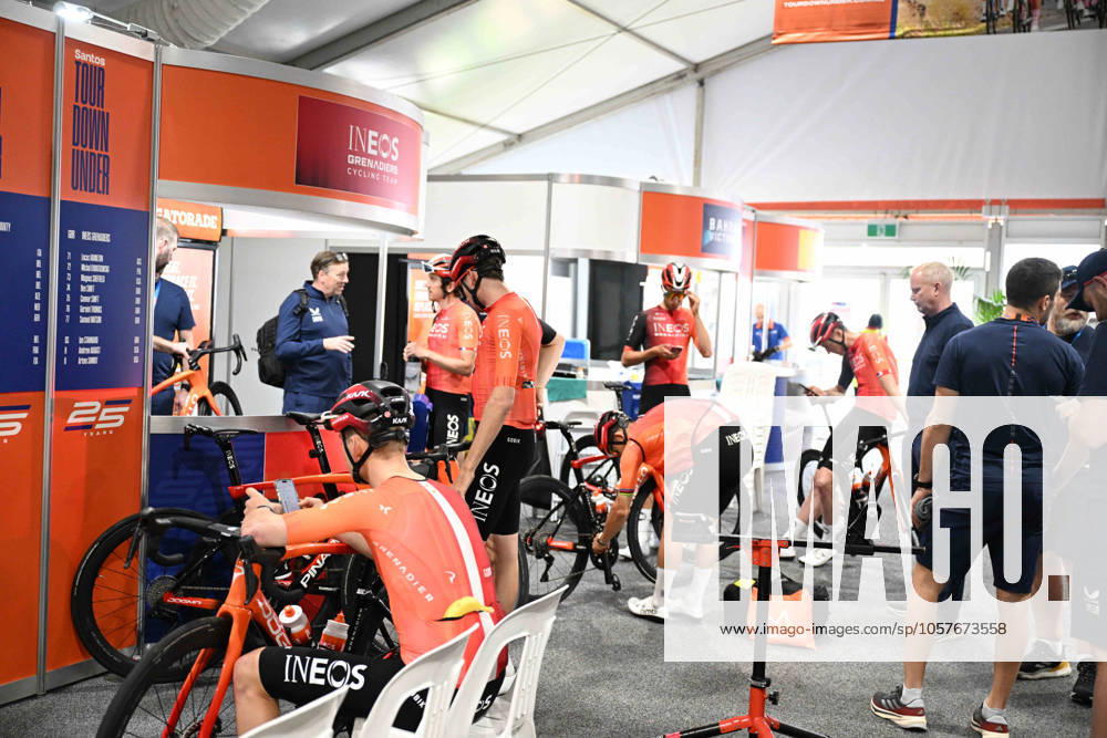 Allenamento 4 Tour Down Under 2025; 2025, Ineos Grenadiers; Adelaide;