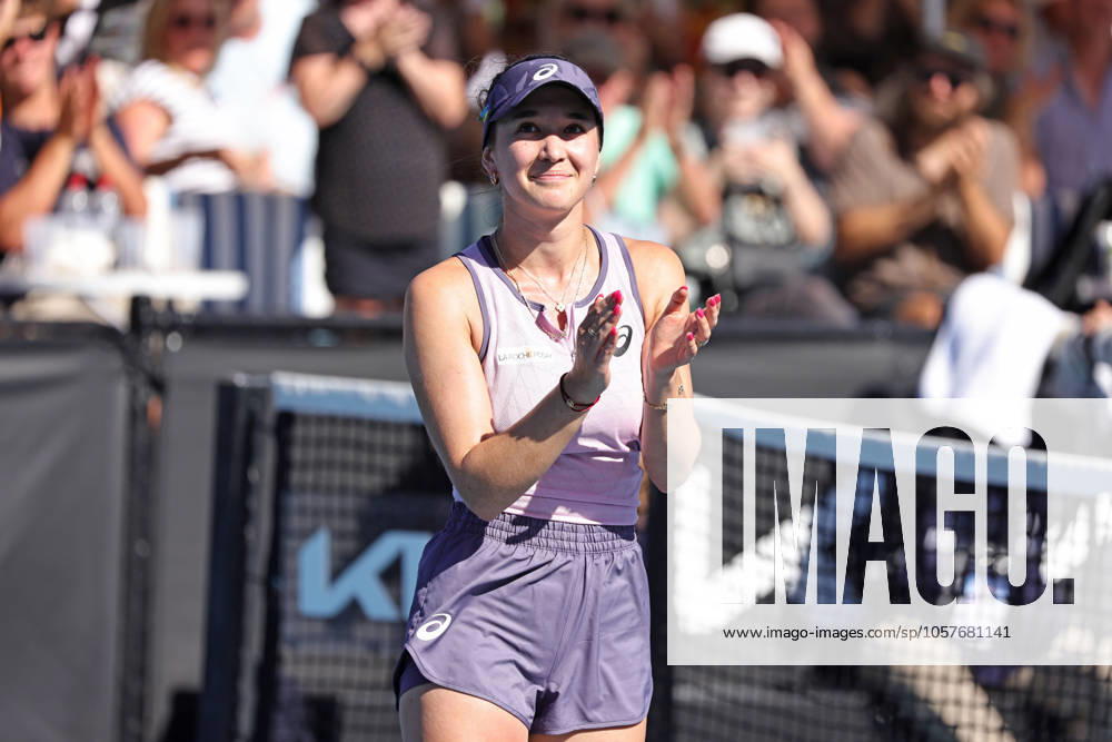 Eva Lys, GER, after second round of 2025 Australian Open in Melbourne