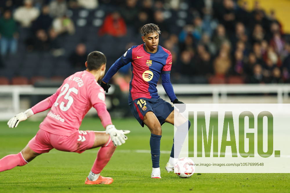 Lamine Yamal (Barcelona), JANUARY 15, 2025 - Football Soccer : Spanish Copa del Rey Mapfre round 0f 16 match between FC Barcelona, Barca 5-1 Real Betis Balompie at the Estadi Olimpic Lluis Companys in Barcelona, Spain. Noxthirdxpartyxsales (278682038)