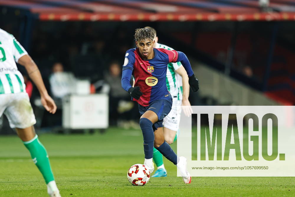 Lamine Yamal (Barcelona), JANUARY 15, 2025 - Football Soccer : Spanish Copa del Rey Mapfre round 0f 16 match between FC Barcelona, Barca 5-1 Real Betis Balompie at the Estadi Olimpic Lluis Companys in Barcelona, Spain. Noxthirdxpartyxsales (278682042)