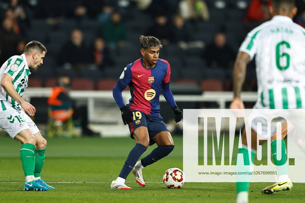 Lamine Yamal (Barcelona), JANUARY 15, 2025 - Football Soccer : Spanish Copa del Rey Mapfre round 0f 16 match between FC Barcelona, Barca 5-1 Real Betis Balompie at the Estadi Olimpic Lluis Companys in Barcelona, Spain. Noxthirdxpartyxsales (278682045)