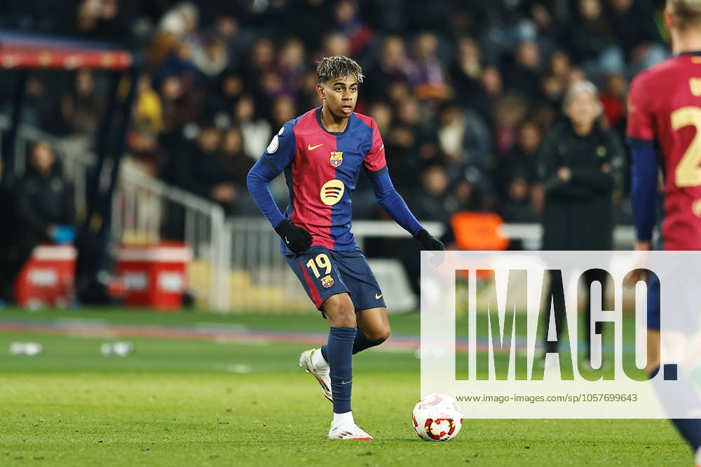 Lamine Yamal (Barcelona), JANUARY 15, 2025 - Football Soccer : Spanish Copa del Rey Mapfre round 0f 16 match between FC Barcelona, Barca 5-1 Real Betis Balompie at the Estadi Olimpic Lluis Companys in Barcelona, Spain. Noxthirdxpartyxsales (278682071)