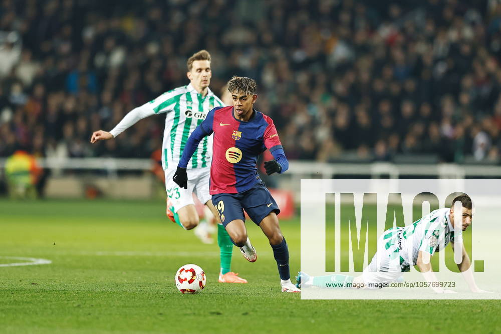 Lamine Yamal (Barcelona), JANUARY 15, 2025 - Football Soccer : Spanish Copa del Rey Mapfre round 0f 16 match between FC Barcelona, Barca 5-1 Real Betis Balompie at the Estadi Olimpic Lluis Companys in Barcelona, Spain. Noxthirdxpartyxsales (278682125)