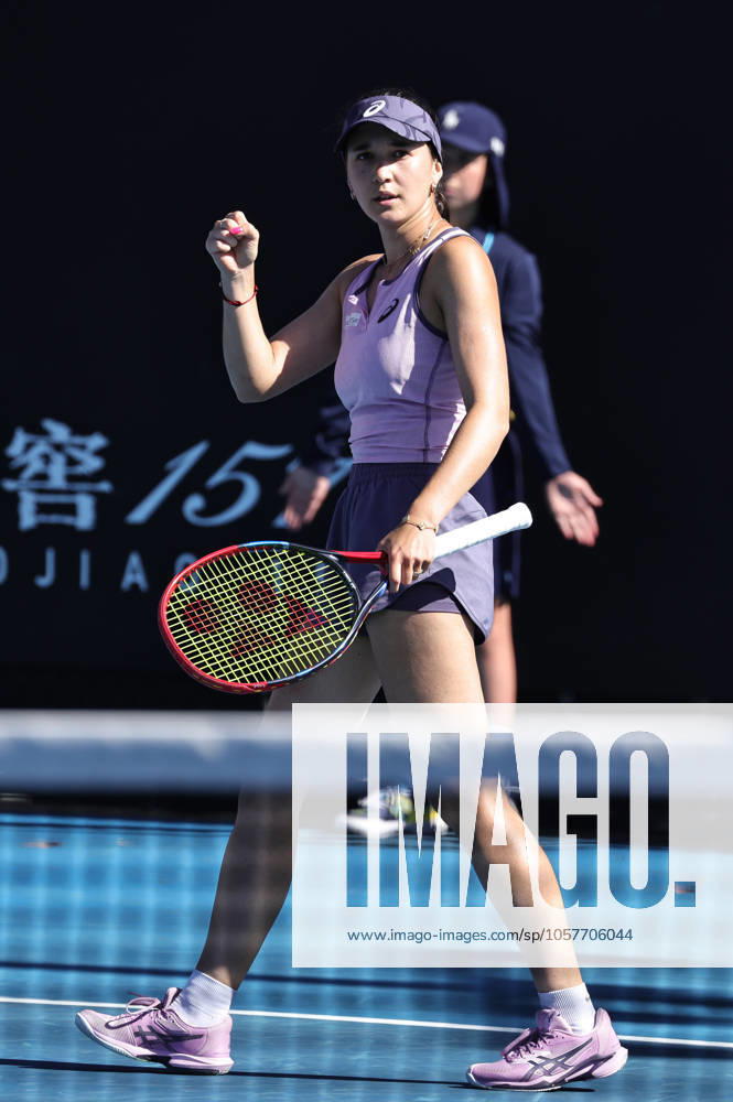 Eva Lys, GER, during second round of 2025 Australian Open in Melbourne