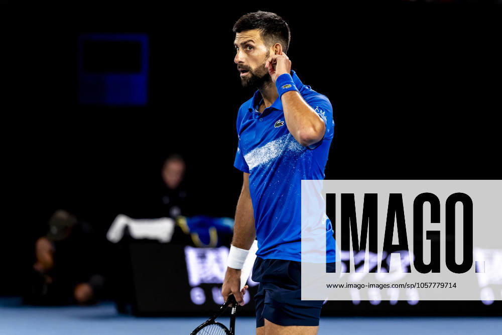 MELBOURNE, VIC - JANUARY 17: Novak Djokovic of Serbia in action during Round 3 of the 2025 Australian Open on January 17 2025, at Melbourne Park in Melbourne, Australia. (Photo by Jason Heidrich Icon Sportswire) TENNIS: JAN 17 Australian Open Icon250117278