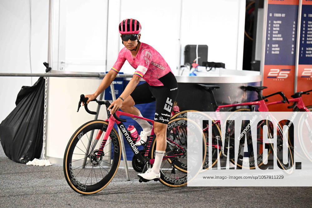 Allenamento 6 Tour Down Under 2025; 2025, Ef Education - Easypost; Chaves Rubio, Johan Estaban; Adelaide;