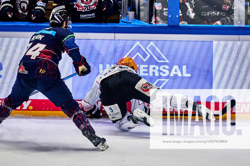 Liam Kirk Eisbaeren Berlin, 94 , GER, Eisbaeren Berlin vs Fischtown Pinguins, Ice Hockey Men, German Ice Hockey League, Season 2024 2025, 38 Matchday, 19 01 2025 GER, Eisbaeren Berlin vs Fischtown Pinguins, Ice Hockey Men, German Ice Hockey League, Season 2024 2025, 38 Matchday, 19 12 2025 Berlin