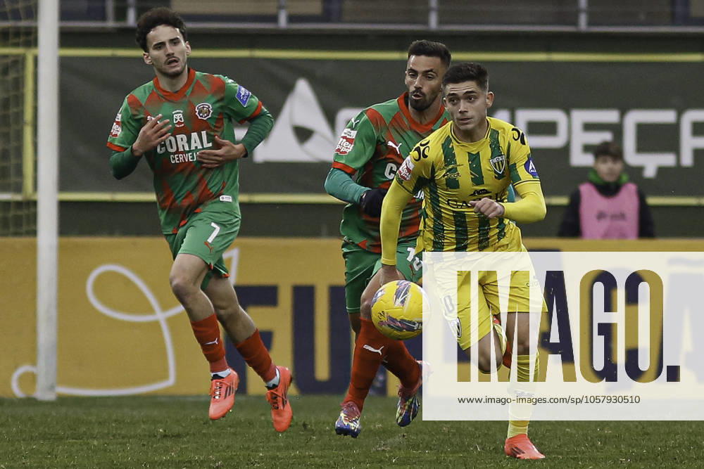 Liga portugal 2 meu super - cd tondela xmario m. Tondela (pt) 01 19 2025 - liga portugal meu super - cd tondela xmario m. rodrigo ramos tondela player during the match between tondela xmario m., valid for the 18th round of the portugal league 2 meu super, held at the joao cardoso stadium, in tondela, on this sunday afternoon,(19). (Foto: Alexandre Gomes Thenews2 imago images) SPO