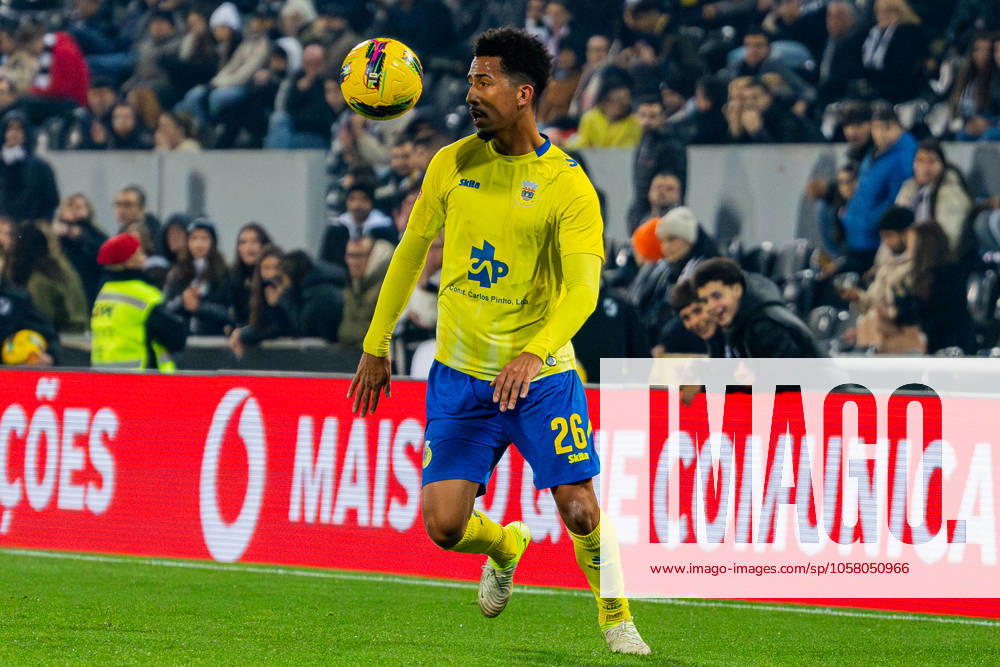 Vitoria SC v FC Arouca pela Liga Portugal Betclic 2024 25 Weverson Costa do Futebol Clube Arouca durante partida entre Vitoria SC v FC Arouca pela Liga Portugal Betclic 2024 25, Guimaraes, Portugal (Foto de Ivo Sousa Avant Sports) Guimaraes Estadio D. Afonso Henriques Portugal