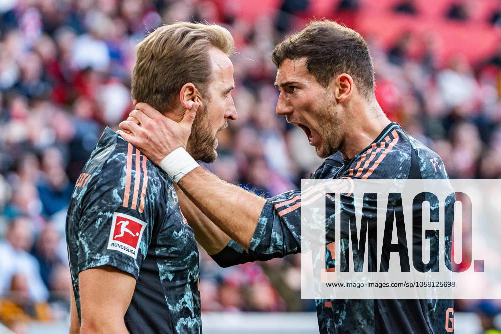 SC Freiburg vs FC Bayern Munich, 1 Bundesliga, Matchday 19 Goal for 0 1 by Harry Kane FC Bayern Muenchen, 9 here with Leon Goretzka FC Bayern Muenchen, 8 Important note According to the regulations of the DFL German Football League or the DFB German Football Association, it is prohibited to use photographs taken in the stadium and or of the match in the form of sequential images and or video-like photo series