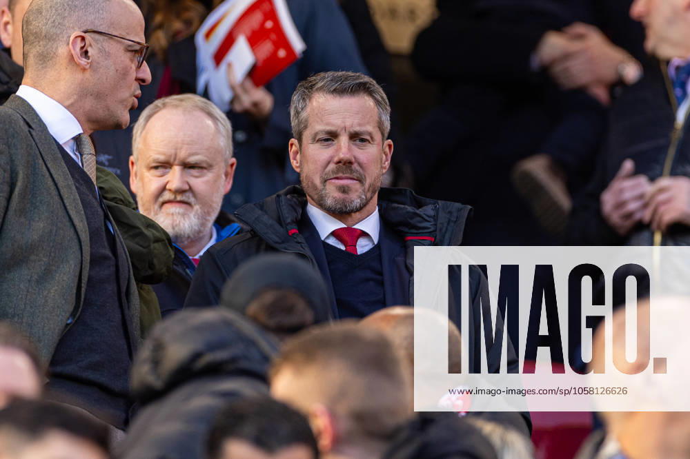 Football - FA Premier League - Liverpool FC v Ipswich Town FC LIVERPOOL, ENGLAND - Saturday, January 25, 2025: Liverpool s Chief Executive Officer Billy Hogan during the FA Premier League match between Liverpool FC and Ipswich Town FC at Anfield. (Photo by David Rawcliffe Propaganda) LIVERPOOL Anfield MERSEYSIDE ENGLAND