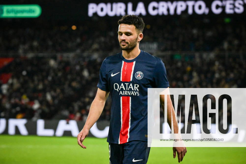 Ligue 1 PSG vs Stade de Reims - FA Paris Saint-Germain’s forward Goncalo Ramos looks on during the French L1 football match between Paris Saint-Germain and Stade de Reims at the Parc des Princes stadium in Paris on January 25, 2025. Photo by Firas Abdullah ABACAPRESS.COM Paris Île-de-France France