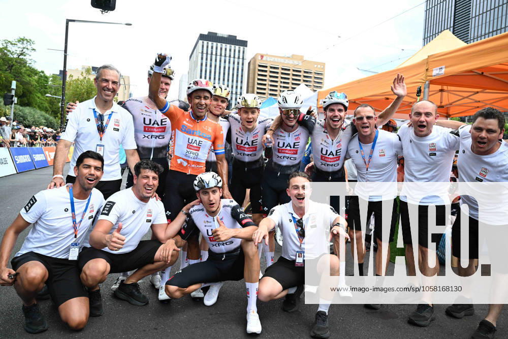 Tour Down Under; Tappa 06 Adelaide City Council; 2025, Uae Team Emirates - Xrg; Narvaez, Jhonnatan; Agostini, Andrea; Adelaide;