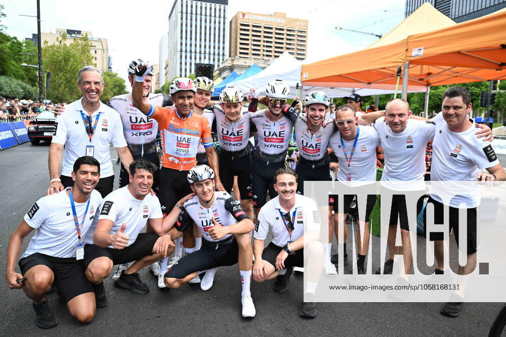 Tour Down Under; Tappa 06 Adelaide City Council; 2025, Uae Team Emirates - Xrg; Narvaez, Jhonnatan; Agostini, Andrea; Adelaide;