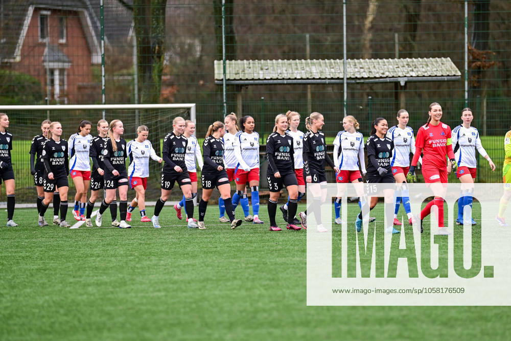 Soccer I Women I 2024 2025 season I Test match I Hamburger SV Kolding IF I 25 01 2025 The teams of Hamburger SV Women and Kolding IF take to the pitch