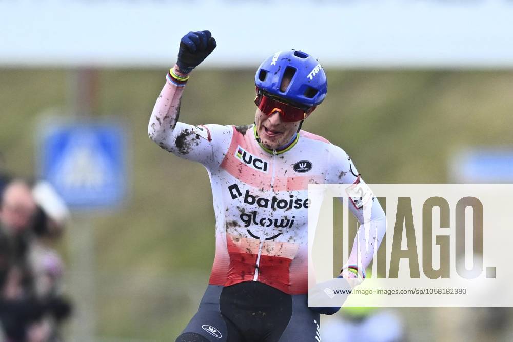 UCI Cyclocross World Cup Hoogerheide 2025 HOOGERHEIDE, THE NETHERLANDS - JANUARY 26 : Brand Lucinda (NED) of Baloise Glowi Lions wins during the 12th and final leg of the UCI Cyclocross World Cup series 2024-2025 in Hoogerheide, The Netherlands, 26 01 2025 Hoogerheide The Netherlands