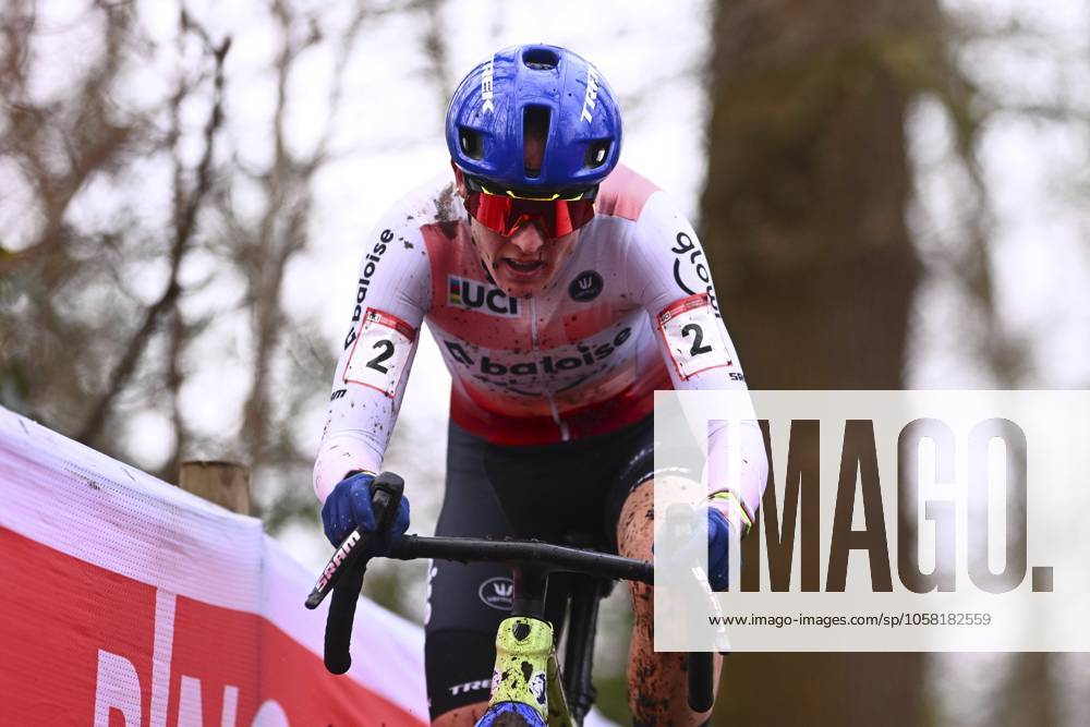 UCI Cyclocross World Cup Hoogerheide 2025 HOOGERHEIDE, THE NETHERLANDS - JANUARY 26 : Brand Lucinda (NED) of Baloise Glowi Lions during the 12th and final leg of the UCI Cyclocross World Cup series 2024-2025 in Hoogerheide, The Netherlands, 26 01 2025 Hoogerheide The Netherlands