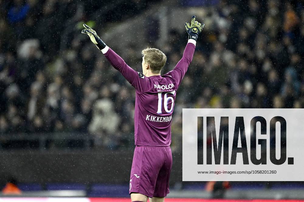 RSC Anderlecht v KV Mechelen - Jupiler Pro League ANDERLECHT, BELGIUM - JANUARY 26 : Kikkenborg Mads goalkeeper of RSC Anderlecht pictured during the Jupiler Pro League match between RSC Anderlecht and KV Mechelen on January 26, 2025 in Anderlecht, Belgium, 26 01 2025 Anderlecht Belgium