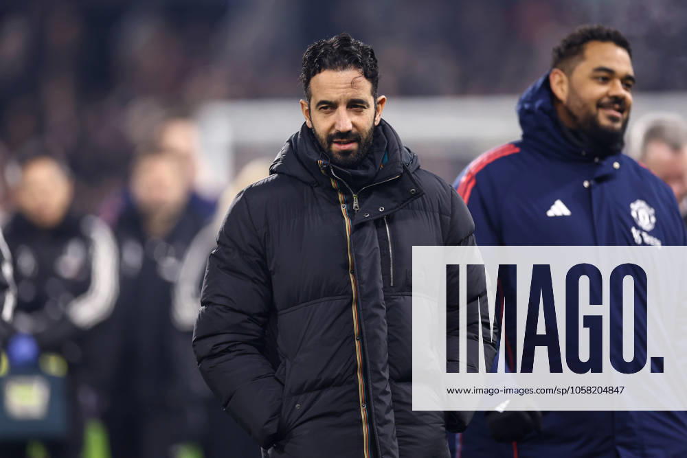 Fulham gegen Manchester United 26. Januar 2025, London Premier League Fußball Fulham gegen Manchester United Manchester United Manager Ruben Amorim Foto Jacques Feeney Abseits London UK
