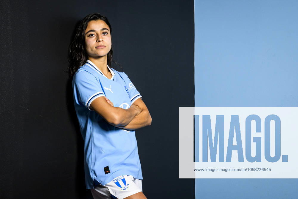 Malmö FF presents Ines Belloumou as new player with Malmö FF on January 27, 2025 in Malmö