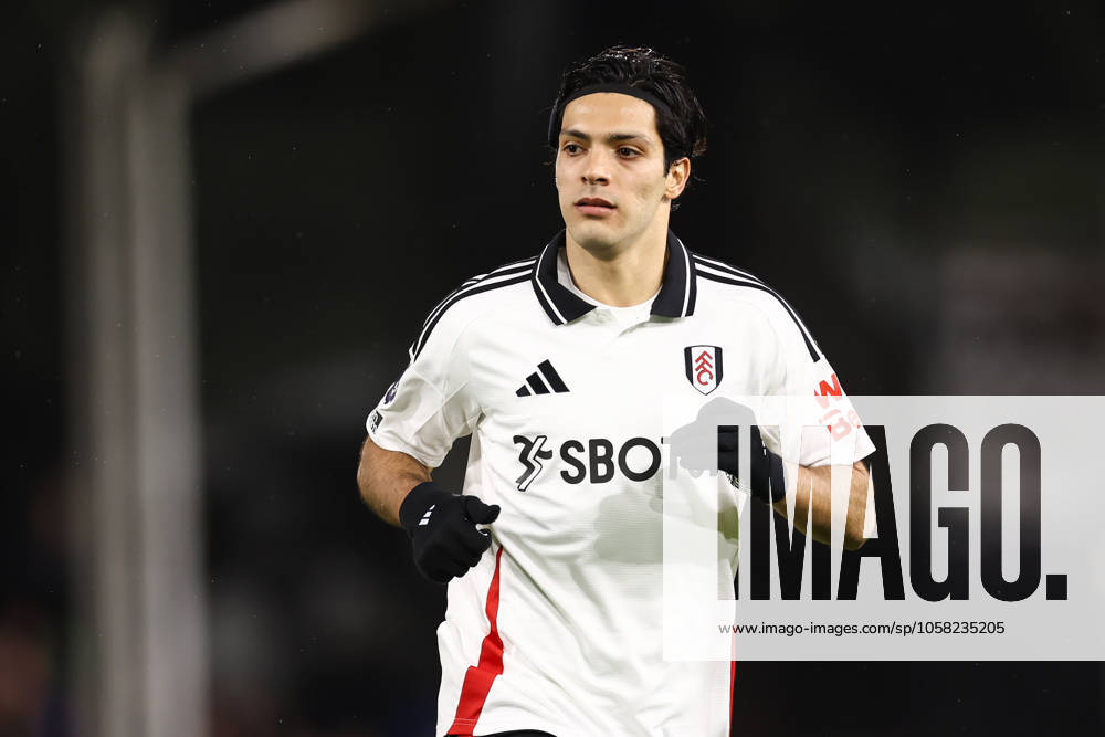 Fulham gegen Manchester United 26. Januar 2025, London Premier League Fußball Fulham gegen Manchester United Raul Jimenez von Fulham Foto Jacques Feeney Abseits London UK