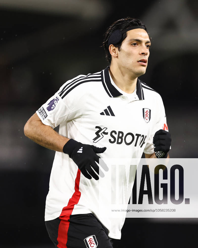 Fulham gegen Manchester United 26. Januar 2025, London Premier League Fußball Fulham gegen Manchester United Raul Jimenez von Fulham Foto Jacques Feeney Abseits London UK