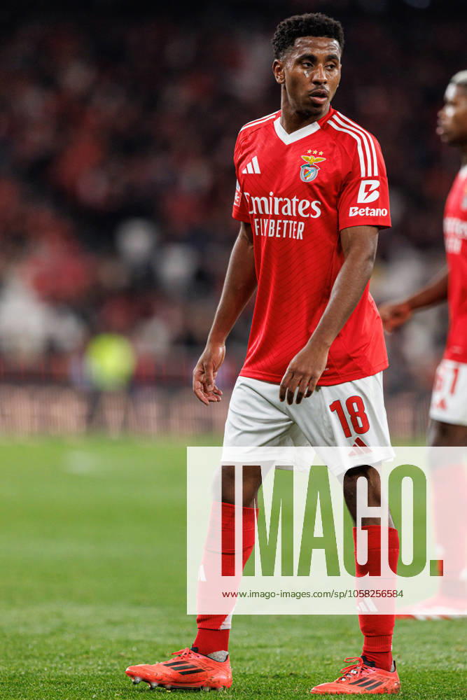 Leandro Barreiro seen during Liga Portugal game between teams of SL Benfica and FC Famalicao (Maciej Rogowski) Lisboa Estadio Da Luz Portugal