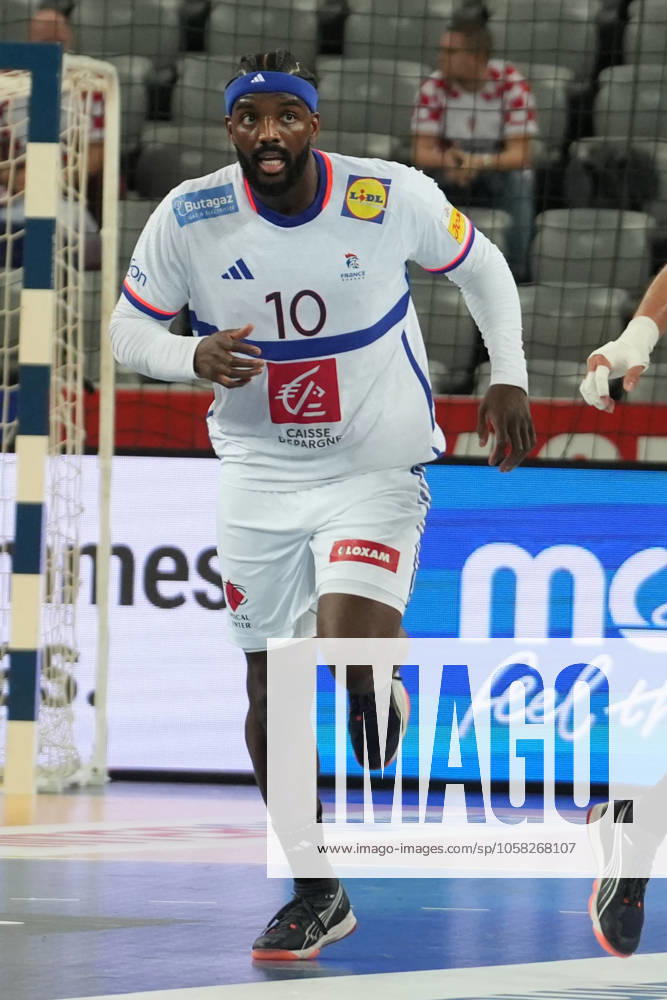 Handball - IHF Men s World Championship, WM, Weltmeisterschaft - France V Egypt 10 Dika MEM OF FRANCE during the IHF Men s World Championship 2025, Quarter-Finals Handball match between France and Egypt on 28 January 2025 at Arena Zagreb in Zagreb, Croatia - Photo Laurent Lairys ABACAPRESS,COM Zagreb Croatia