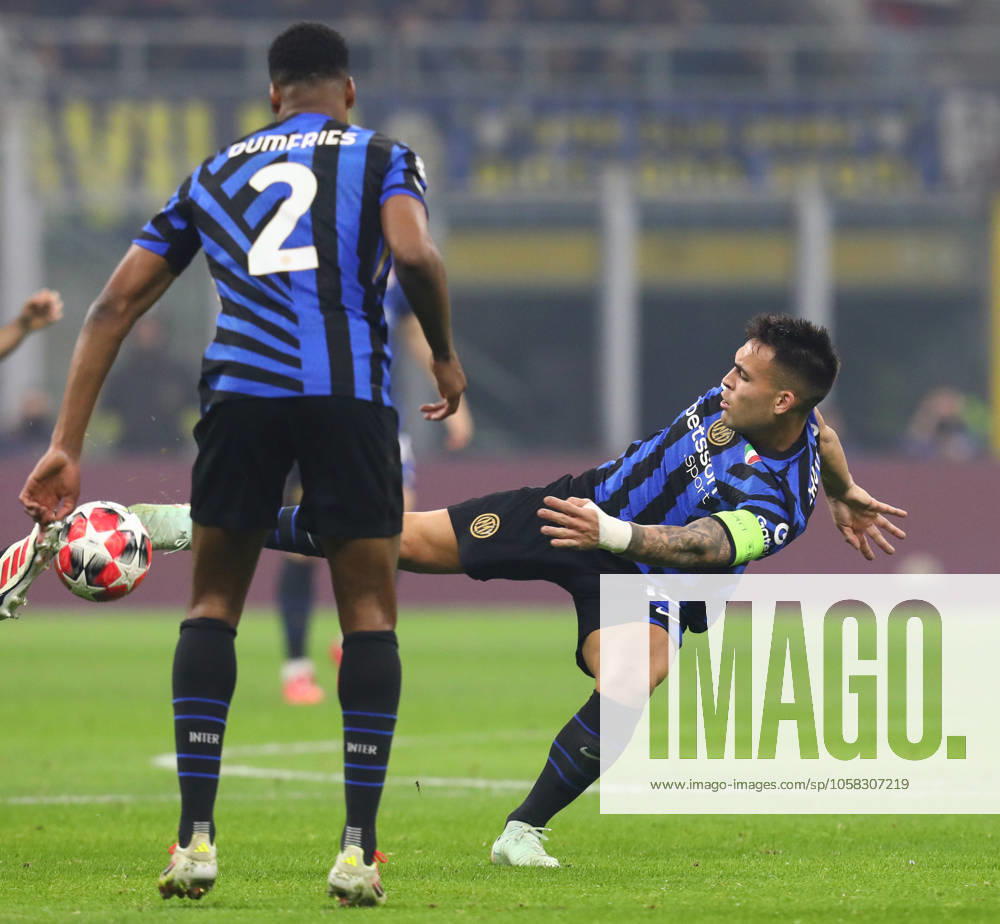 LAUTARO MARTINEZ 10 of INTER on Matchday 8 of 8 in the Group Stage of the UEFA Champions League 2024 2025 between INTER MILAN and AS MONACO at San Siro in Milan, Italy Milan Italy - ZUMAc179 20250129_zep_c179_368