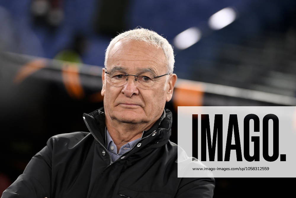 Claudio Ranieri, head coach of AS Roma, looks on during the Europa League football match between AS Roma and Eintracht Frankfurtat Olimpico stadium in Rome (Italy), January 30, 2025. AndreaxStaccioli
