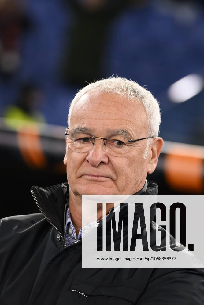 Claudio Ranieri, head coach of AS Roma, looks on during the Europa League football match between AS Roma and Eintracht Frankfurtat Olimpico stadium in Rome (Italy), January 30, 2025. AndreaxStaccioli