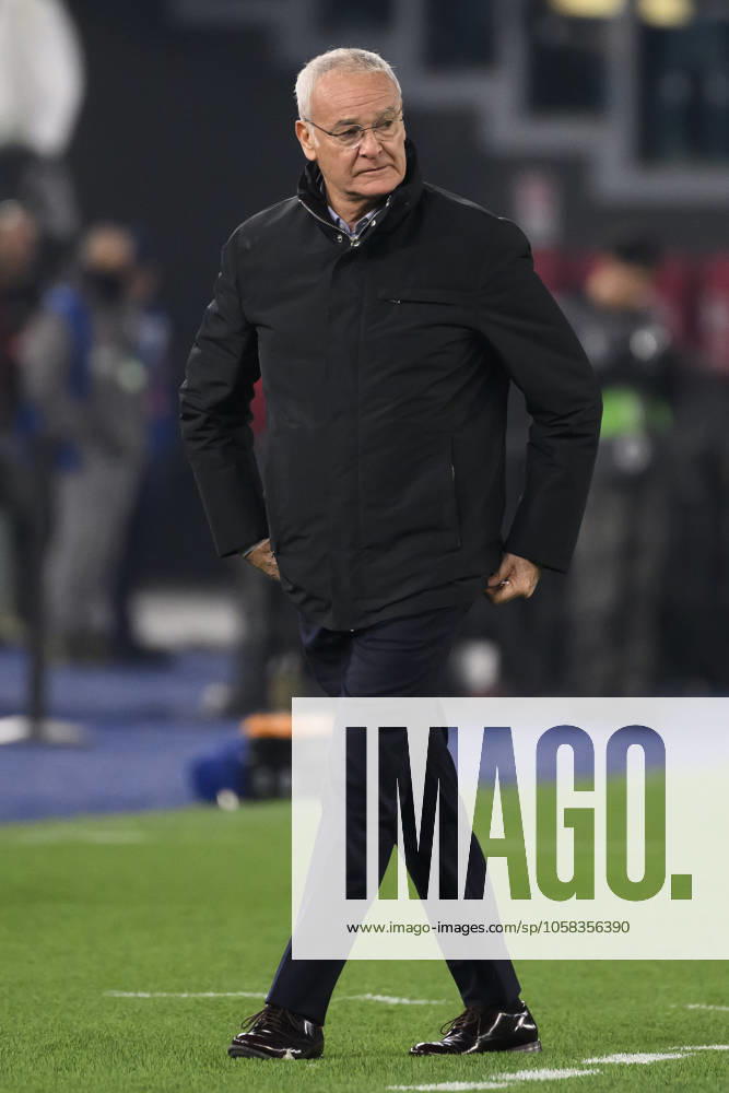 Claudio Ranieri, head coach of AS Roma, looks on during the Europa League football match between AS Roma and Eintracht Frankfurtat Olimpico stadium in Rome (Italy), January 30, 2025. AndreaxStaccioli