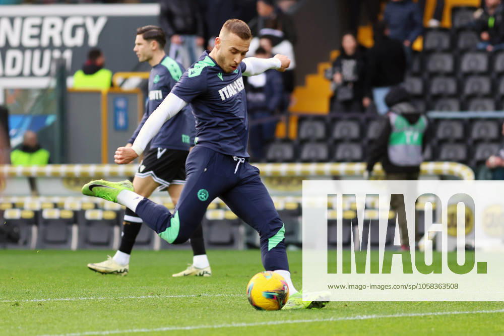 Warms up prior to the Serie A soccer match between Udinese and Venezia at the Bluenergy Stadium in Udine, north east Italy - Saturday, February 01,2025 - soccer