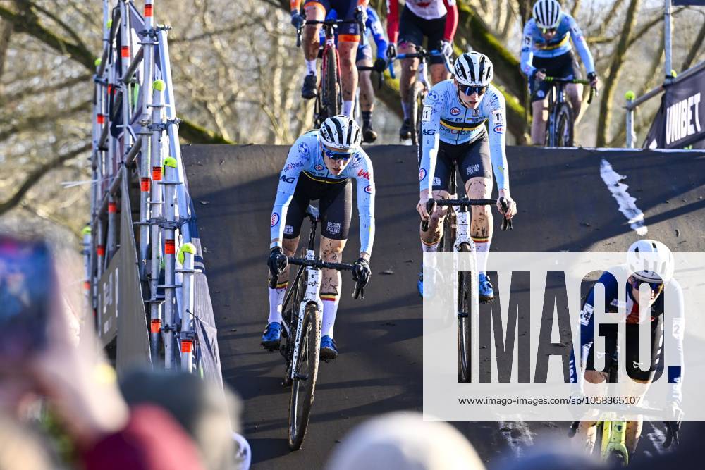 2025 UCI Cyclo-Cross WC - Women Elite LIEVIN, FRANCE - FEBRUARY 01 : Norbert Riberolle Marion (BEL) in action during the 2025 UCI Cyclo-Cross World Championships for Women Elite on February 01, 2025 in Lievin, France, 01 02 2025 Lievin France