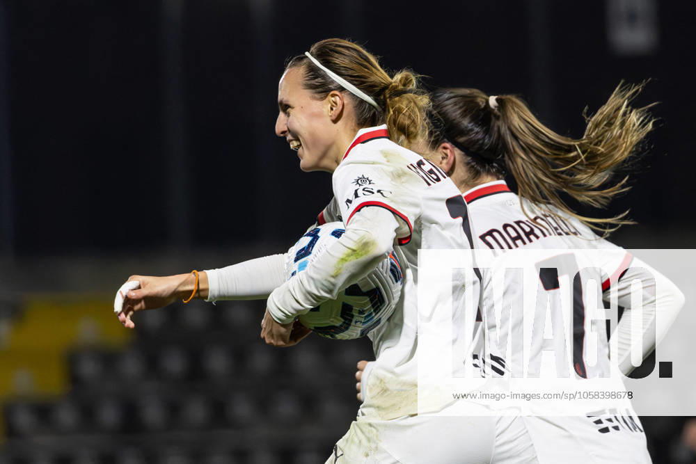 CALCIO - Serie A Femminile - US Sassuolo vs AC Milan Valery Vigilucci celebrates the goal during the Serie A Femminile match between Sassuolo Women and Milan Women at Stadio Enzo Ricci Sassuolo on January 2, 2025 in Sassuolo, Italy. Sassuolo Italy