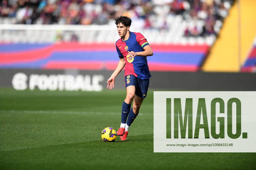FC Barcelona, Barca v DEPORTIVO ALAVES. OLIMPIC STADIUM LLUIS COMPANYS. MONTJUIC,BARCELONA. February 2,2025 FC BARCELONA vs DEPORTIVO ALAVES. February 2, 2025 Cubarsi (2) of FC Barcelona during the match between FC Barcelona and Deportivo Alaves corresponding to the twenty two day of La Liga EA Sports at Olimpic Stadium Lluis Companys of Montjuic in Barcelona, Spain. Barcelona ESP