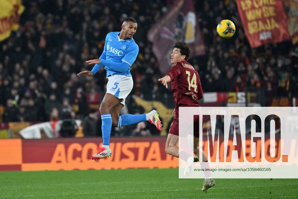 Foto IPP Felice De Martino Roma 02 02 2025 Calcio Campionato serie A 2024-2025 Napoli - Roma Nella foto: Juan Jesus Italy Photo Press World Copyright Roma italy Italia ITALY