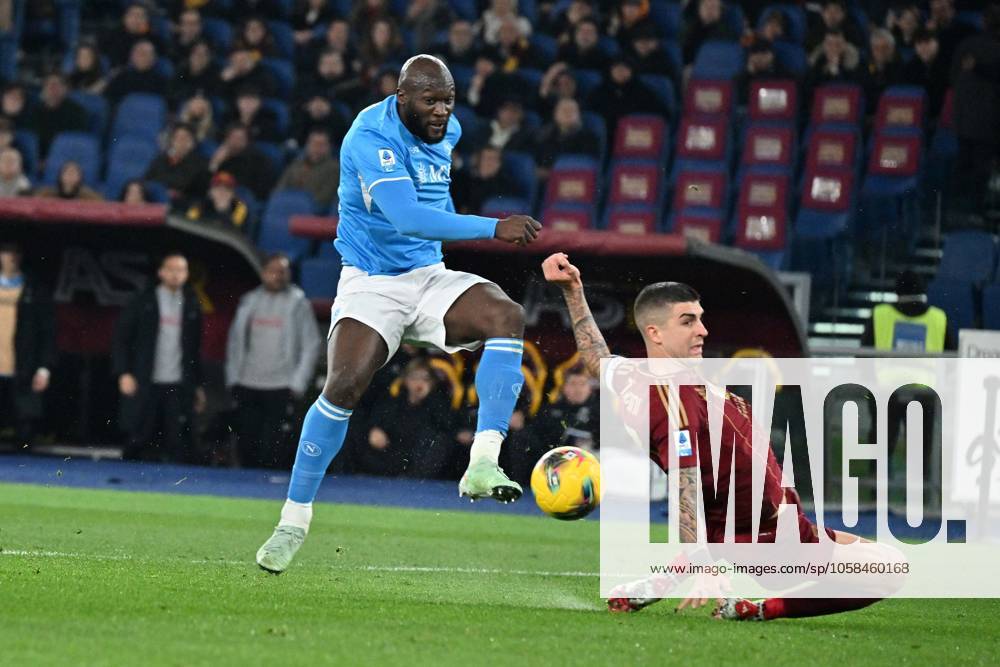 Foto IPP Felice De Martino Roma 02 02 2025 Calcio Campionato serie A 2024-2025 Napoli - Roma Nella foto: Romelu Lukaku Italy Photo Press World Copyright Roma italy Italia ITALY