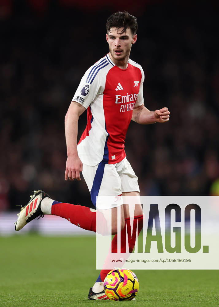 London, England, 2nd February 2025. Declan Rice of Arsenal during the Premier League match at the Emirates Stadium, London. Picture credit should read: David Klein Sportimage . SPI_050_DK_Arsenal_Man_City SPI-3653-0050