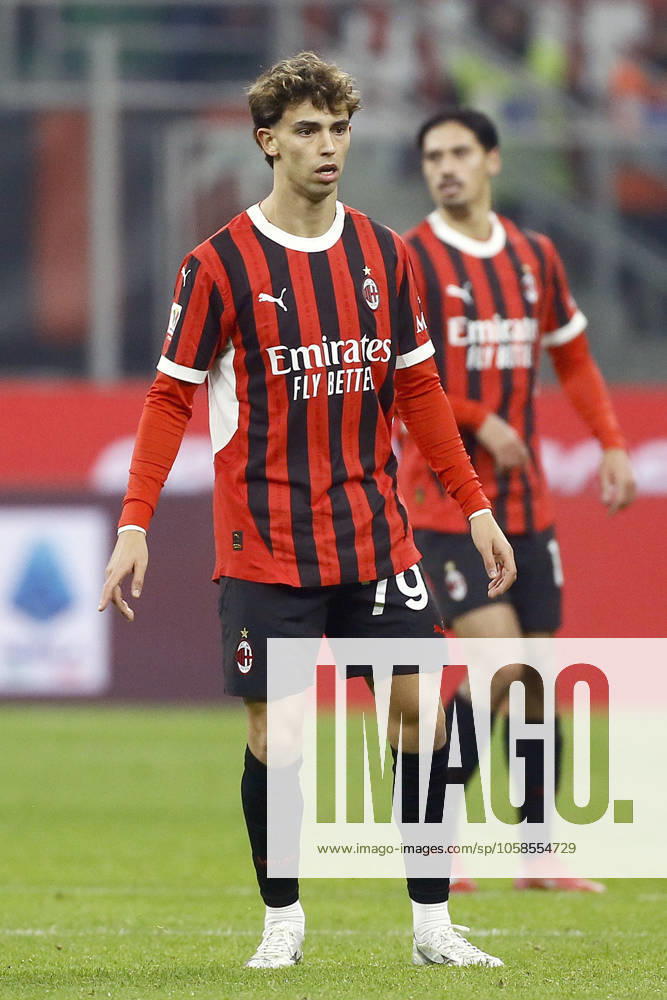 JOAO FELIX SEQUEIRA, Milan, Coppa Italia, Italian Cup, 2024-25, Milan vs Roma 3-1, 05-02-2025, Azione, Action, Single shot COPPA ITALIA 2024-25 MILAN-ROMA 3-1