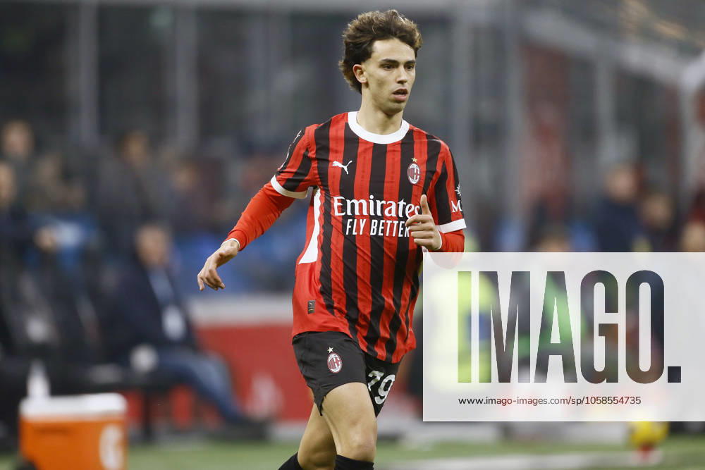JOAO FELIX SEQUEIRA, Milan, Coppa Italia, Italian Cup, 2024-25, Milan vs Roma 3-1, 05-02-2025, Azione, Action, Single shot COPPA ITALIA 2024-25 MILAN-ROMA 3-1