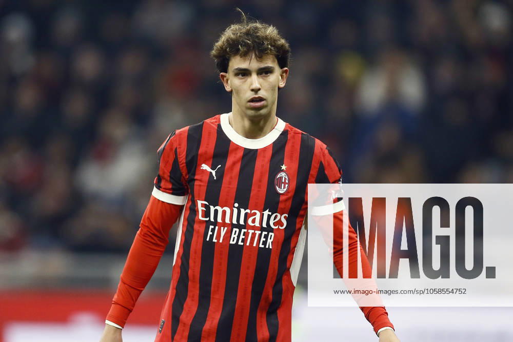 JOAO FELIX SEQUEIRA, Milan, Coppa Italia, Italian Cup, 2024-25, Milan vs Roma 3-1, 05-02-2025, Azione, Action, Single shot COPPA ITALIA 2024-25 MILAN-ROMA 3-1