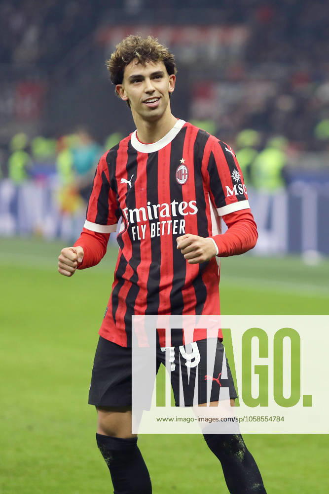 JOAO FELIX SEQUEIRA, Milan, Coppa Italia, Italian Cup, 2024-25, Milan vs Roma 3-1, 05-02-2025, Esultanza, Celebration, Jubel COPPA ITALIA 2024-25 MILAN-ROMA 3-1