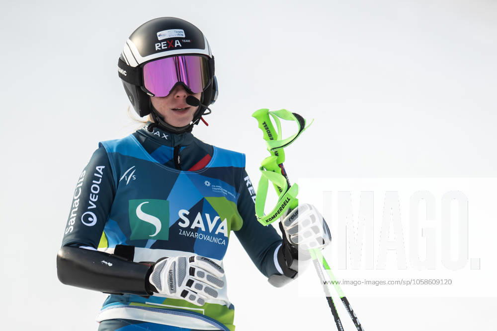 Alexandra Rexova of Slovakia competes in women s giant slalom during day 1 of the 2025 FIS para-alpine world ski championships on February 8, 2025 in Maribor. Photo: Martin Metelko BILDBYRAN kod 0032 alpint alpine skiing 2025 fis para-alpine world ski championships day 1 giant slalom bbeng storslalom parasport para