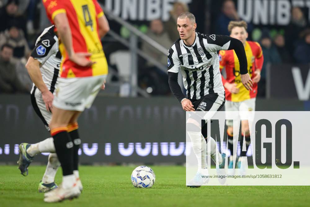 ALMELO, Stadium Asito, 08-02-2025 , season 2024 2025 , Dutch Eredivisie Football during the match Heracles - Go Ahead Eagles Heracles Almelo player Luka Kulenovic Heracles - Go Ahead Eagles x27758441x